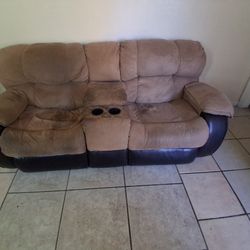 Comfortable Couch. Theater Style Seating. 