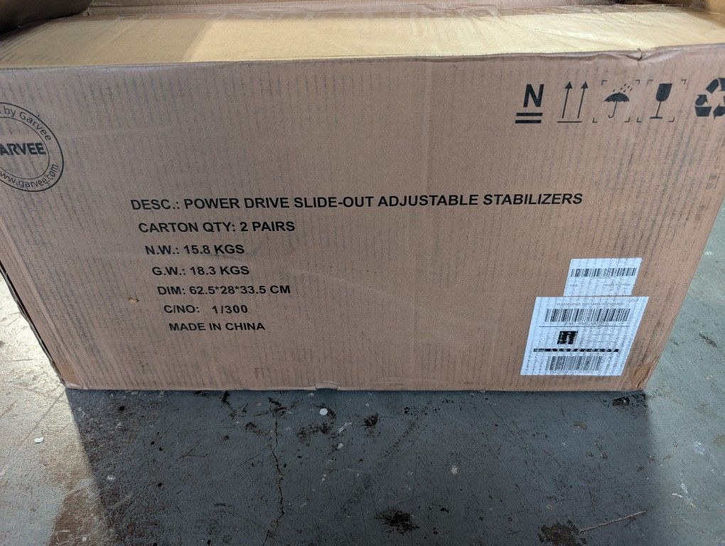 Slide Out Adjustable Stabilizer RV trailer