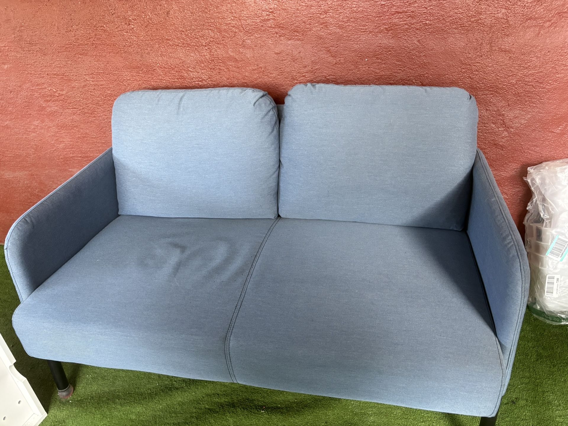 Light Blue Loveseat