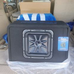 10" kicker L7s solo basic subwoofer. Brand new in box