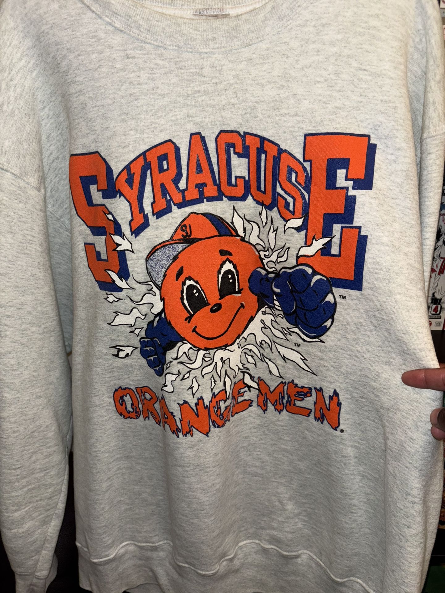 Vintage 90s Syracuse 2sided Sweatshirt Large