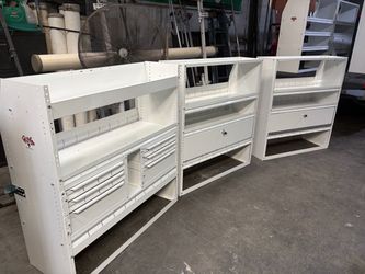 Cargo van shelves