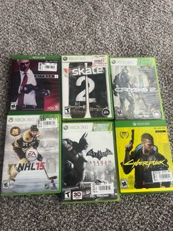 Xbox one and Xbox 360 games