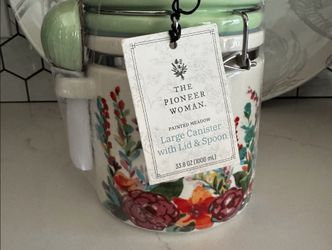 Pioneer Woman Large Ceramic Canister