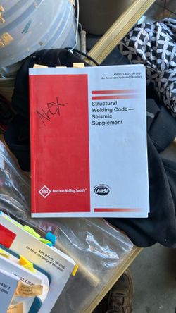 AWS D1.8 Seismic Welding Code Book