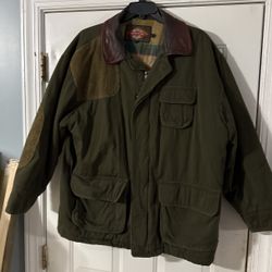 XL Mens Jacket Aith Leather Collar