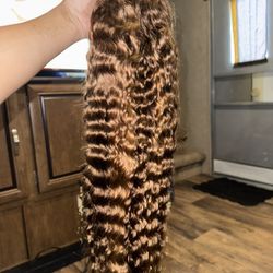 26 Inch Honey Ombré Deep Wave 