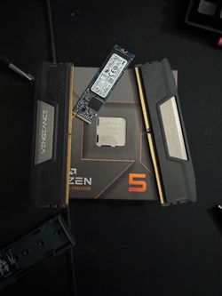 AMD Ryzen 5 CPU, Corsair Vengeance RAM Kit, M.2 SSD Bundle