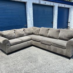Beige 2 Piece Sectional 