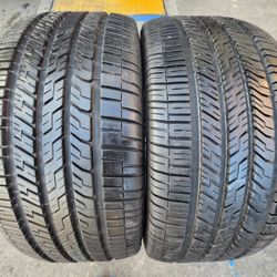 2 USED TIRES GOODYEAR 265/60/17