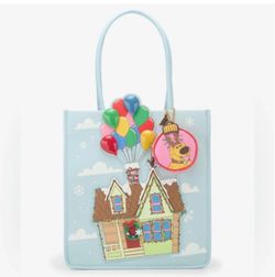 Loungefly Disney Pixar Up Christmas Tote Bag