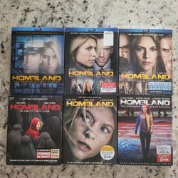 Homeland Bluray Seasons 1-6 Lot