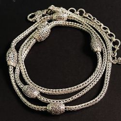 925 Designer Silver Necklace 