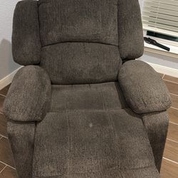 Grey Electric Recliner 