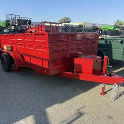 2026 Carson Dump Trailer 7’ X 12’ 12K GVWR 