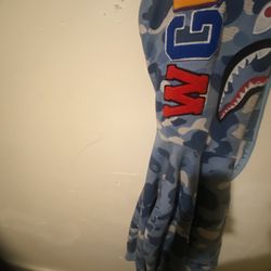 I Have A Blue Bape Hoodie For Sale Tap in 