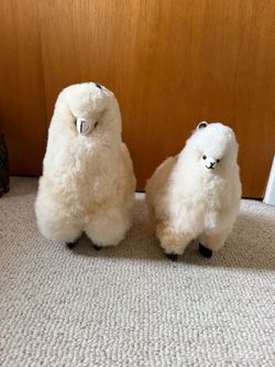Alpaca Stuffed Animal Plush Set of 2
