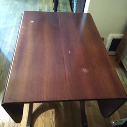 Antique Solid Double Drop Leaf Dining Table -Just Reduced!