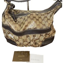 Pre-loved GG Coated Canvas Bag