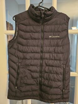 Black Columbia Omni-Heat Vest
