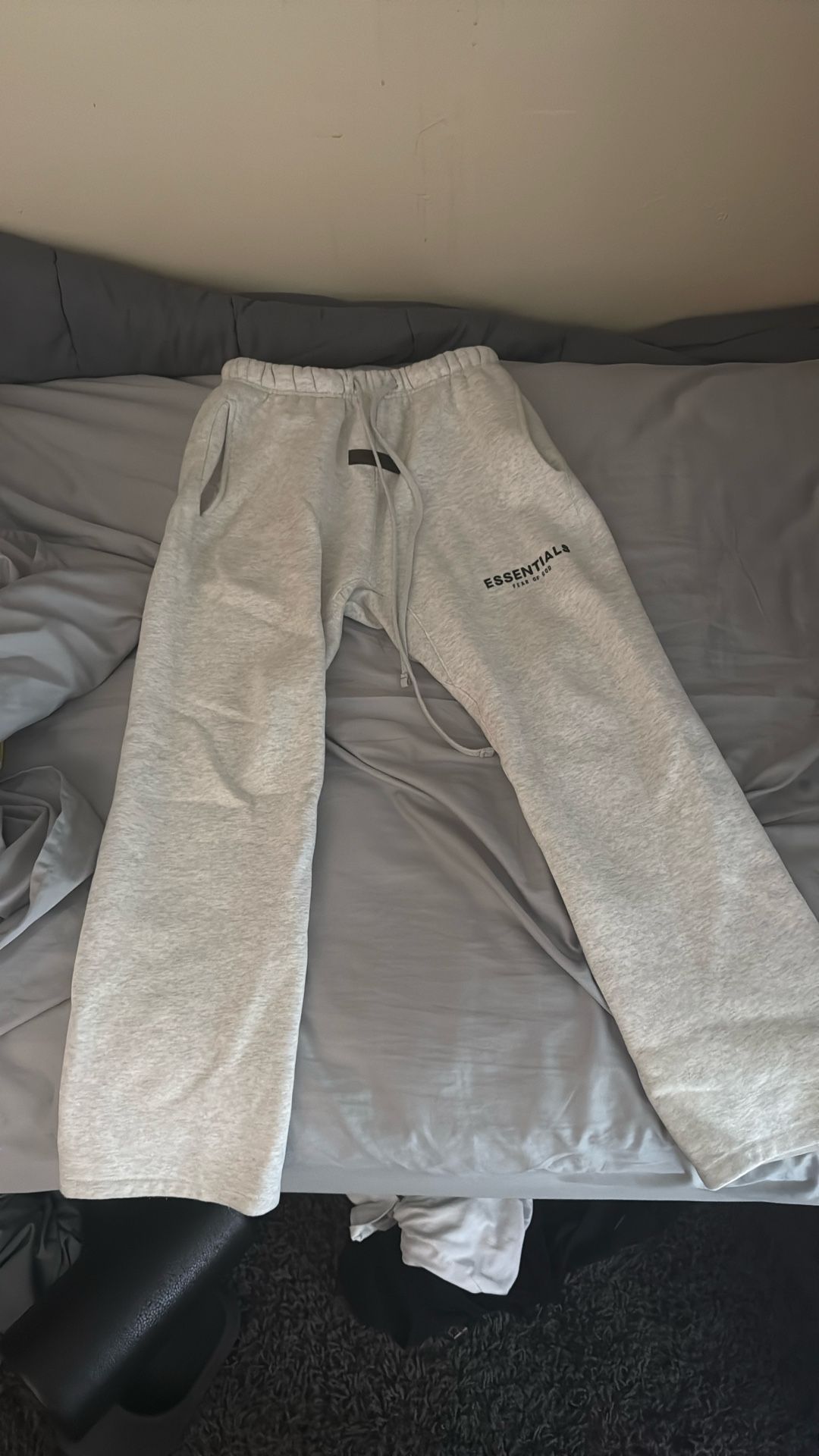 Essentials Light Oatmeal Relaxed Sweatpants