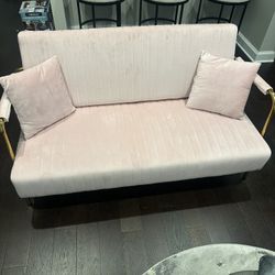 Pink Loveseat Chair