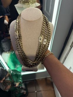 Gold dipped cuban 14k