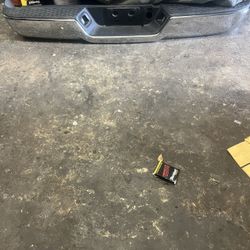 2500 ram rear bumper has dent on right side