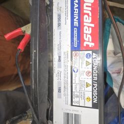 Marine Battery Excellent Shape.- $75 Firm