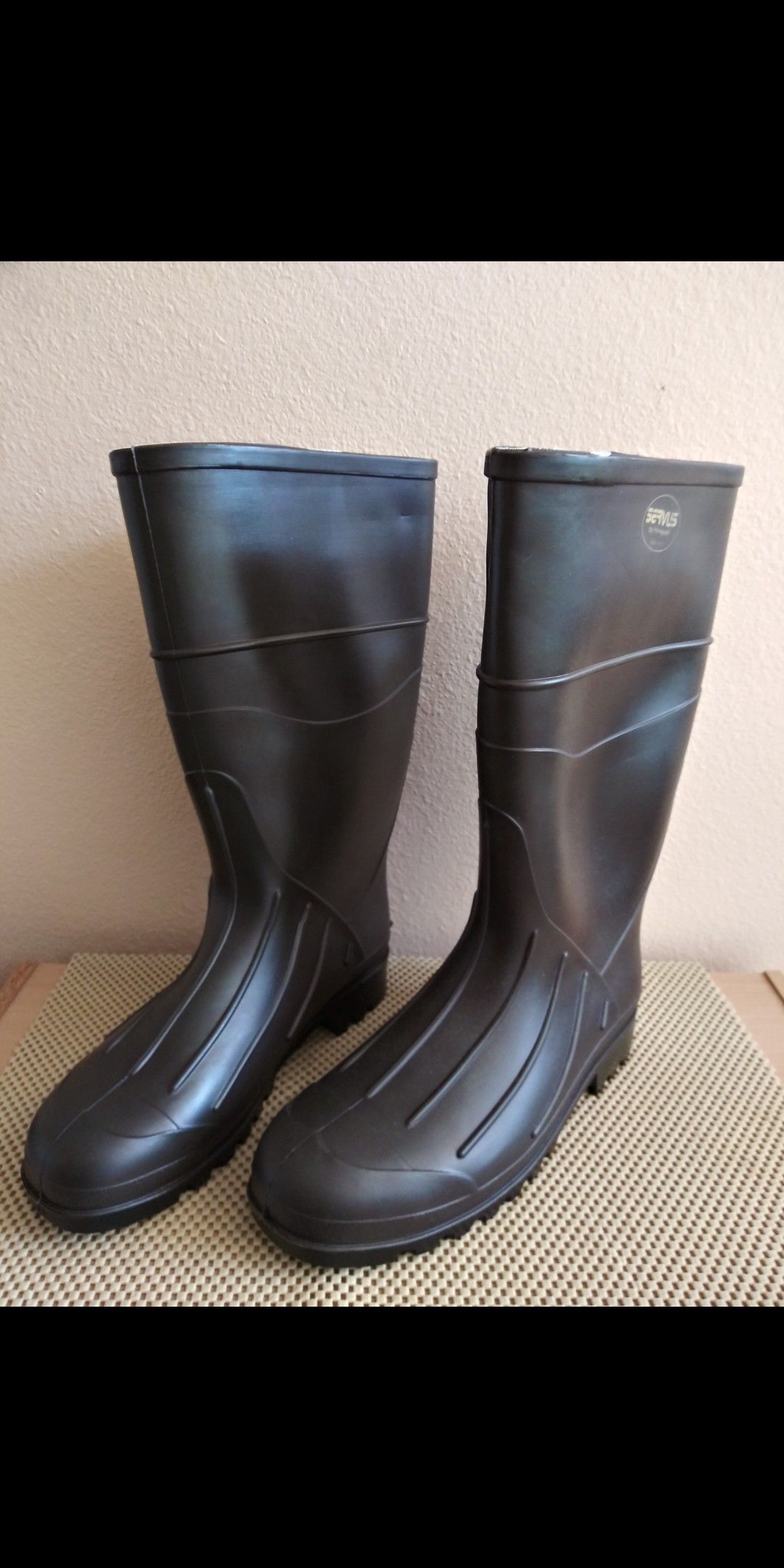 Servus by HONEYWELL 15" PVC Polyblend Soft Toe Men's Work Boots sz 11