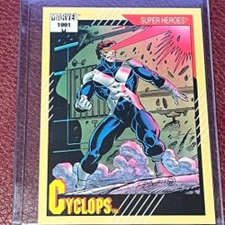 1991 Marvel Cyclops #51 Impel Super Heroes Comic Card X-Men RJS