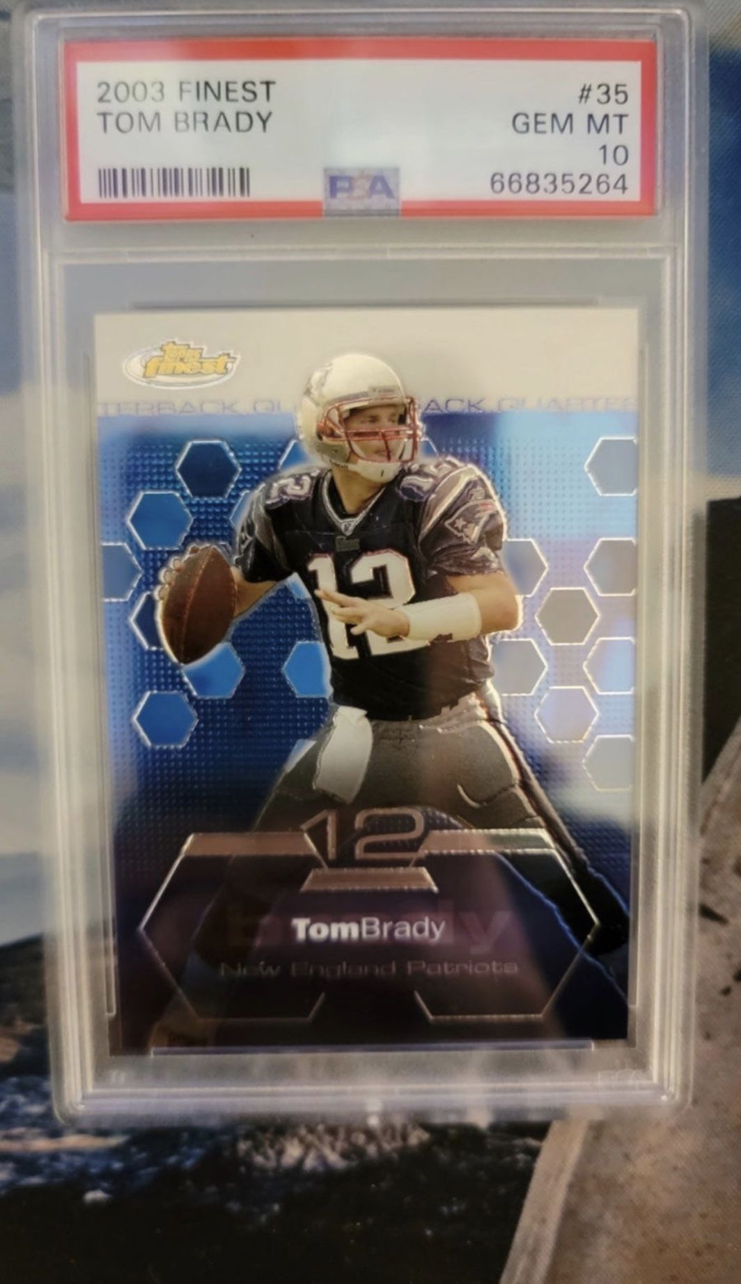 Tom brady 2003 Topps Finest PSA 10 for Sale in East Northport, NY - OfferUp