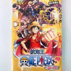 Anime One Piece Wanted Pirate Trading Card CCG TCG Manga 2nd Version - 1 Pack