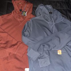 2 Eddie Bauer Men’s Camp Fleece Pullovers