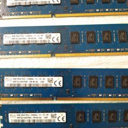 4 Sticks Of 4gb Ramm