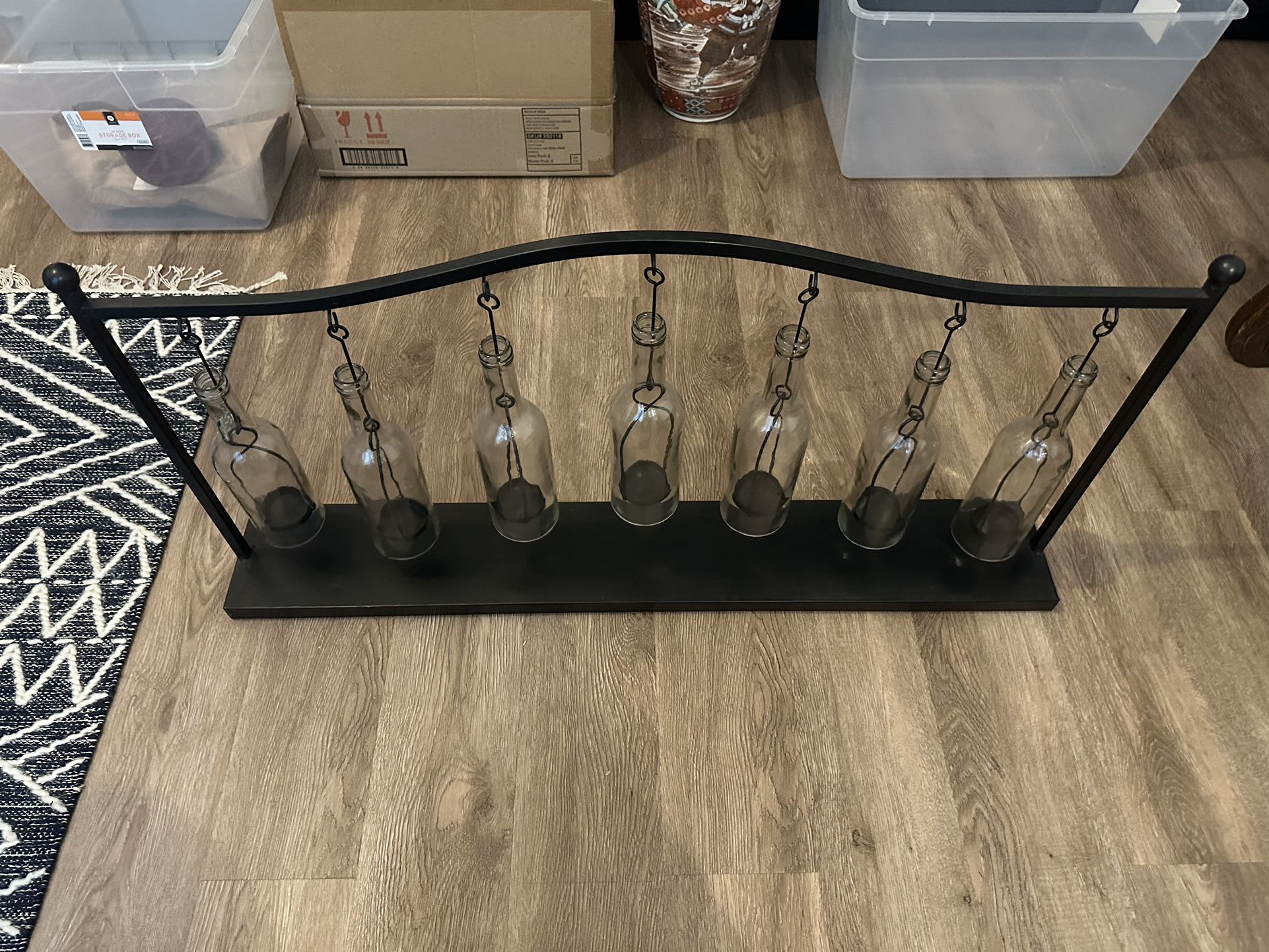 Bottle Display For Plants Candles 
