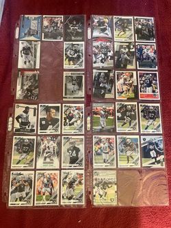 Oakland Raiders NFL Trading Card Lot