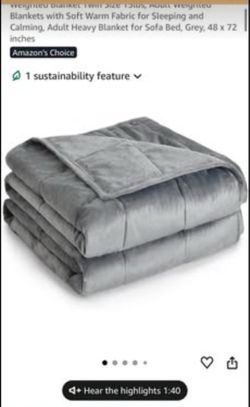 Weighted Blanket Twin Size 15lbs