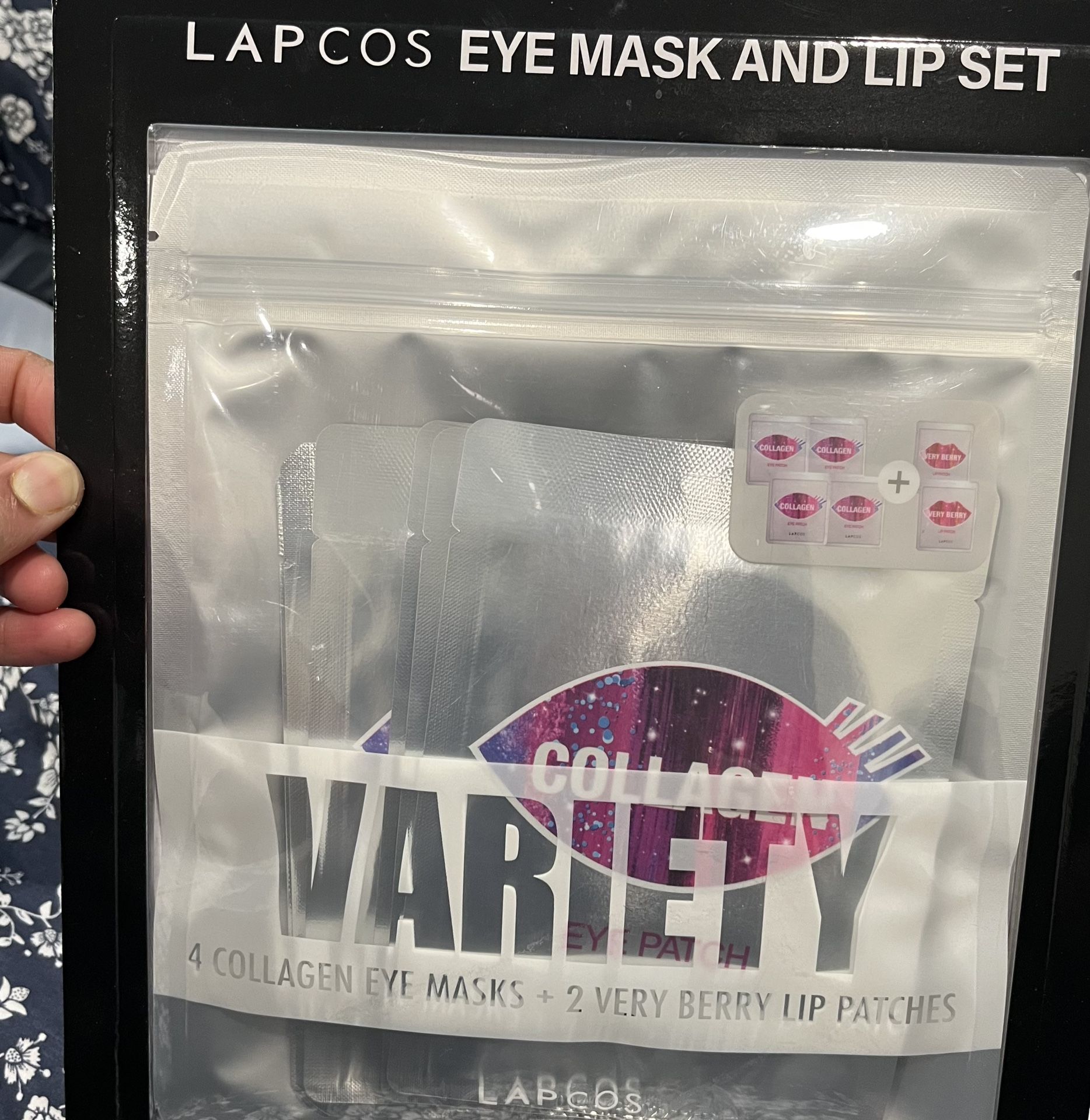 LAPCOS Eye Mask and Lip Set