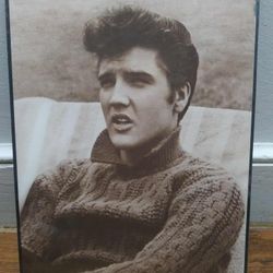 Vintage Elvis Presley Jailhouse Rock Picture In Plastic