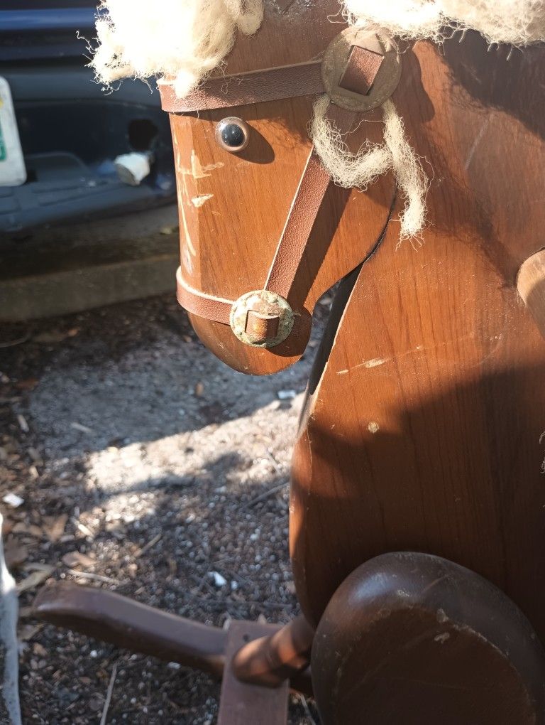 Wooden Rocking Horse