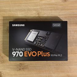 NEW 500Gb SAMSUNG EVO PLUS NVMe M.2 SSD