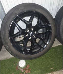 20 in black gloss rims