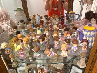 Large Lot of Angel Figurine Ornaments