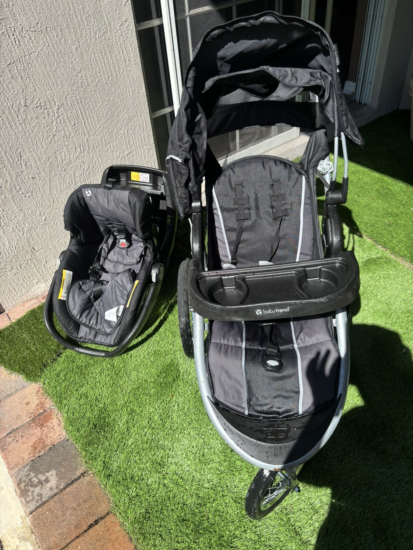 ✨Baby Trend Stroller & Car Seat Combo – Sanitized, Washed & Ready!