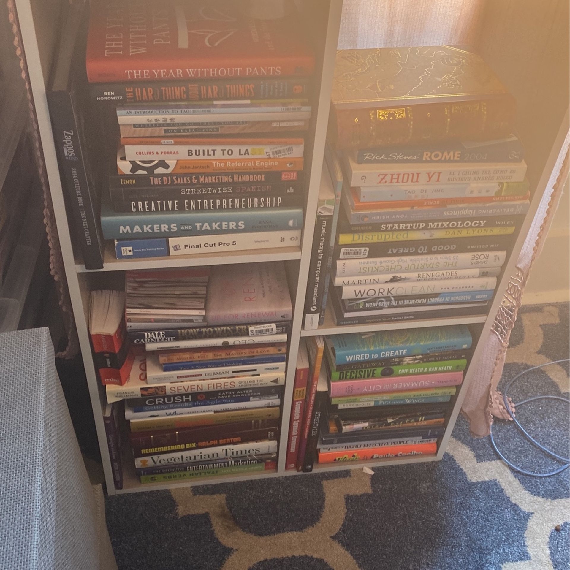 Small White Bookshelf