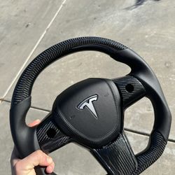 Carbon Fiber Custom Wheel For Tesla Model 3 / Y 2020-2023