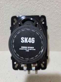 Skar Audio SK46 4" x 6" 120W 2-Way Performance Coaxial Car Speakers