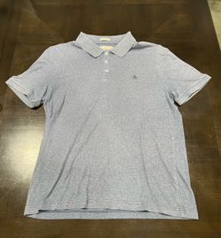 Penguin by Munsingwear Heritage Slim Fit Blue Short Sleeve Logo Polo Men’s L