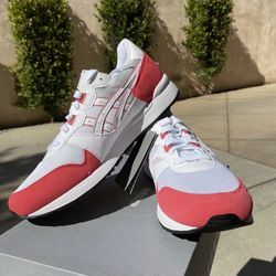 ASICS GEL LYTE WHITE ROUGE 1191A092-104